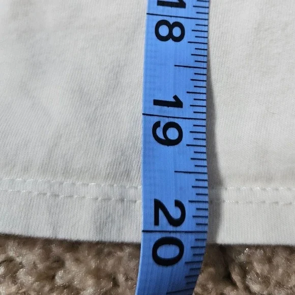 Vans Off The Wall Womens Ringer T-Shirt Cream Leopard Print Graphic Logo Medium - Picture 9 of 9